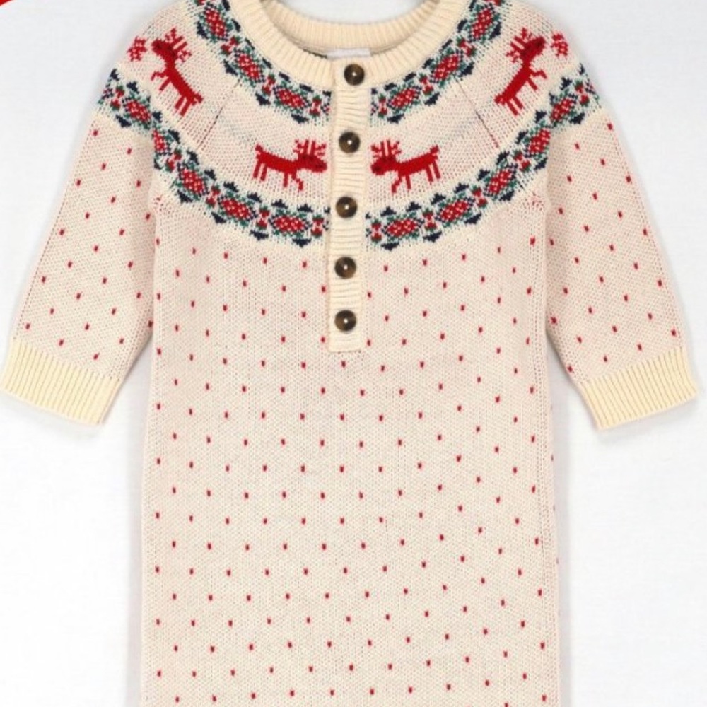 NWT Baby Heritage Sweater romper for the HOLIDAYS!